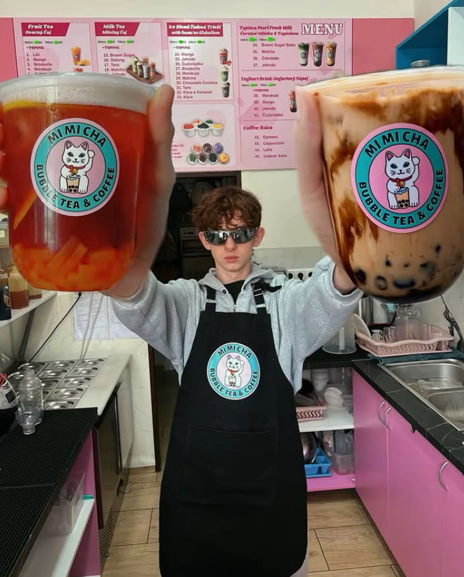 MiMiCha bubble tea pohár